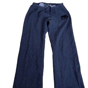 Roots - Wide Leg Sweatpants - Size Medium - Black Pepper